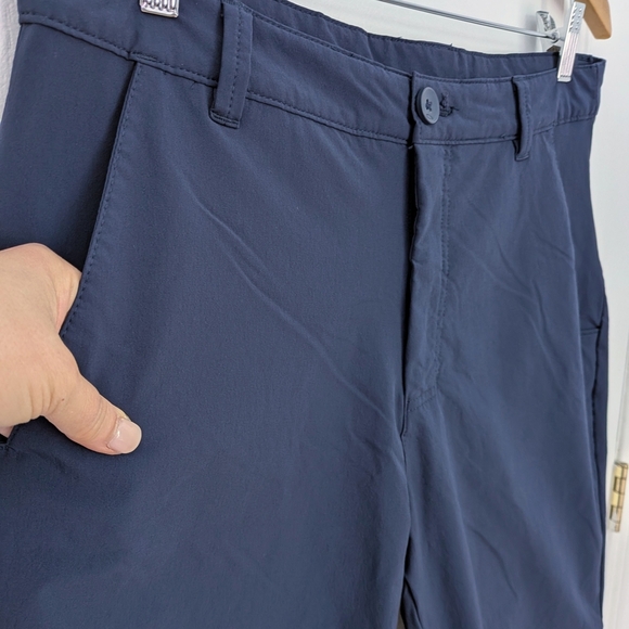 Oakley Men’s Tailored Flat Front Shorts – Navy Blue, Waist 32 #11 - Picture 3 of 6